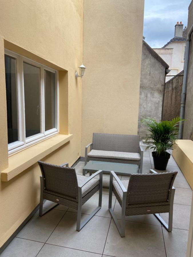 ボーヌLa Terrasse Du Faubourgアパートメント エクステリア 写真